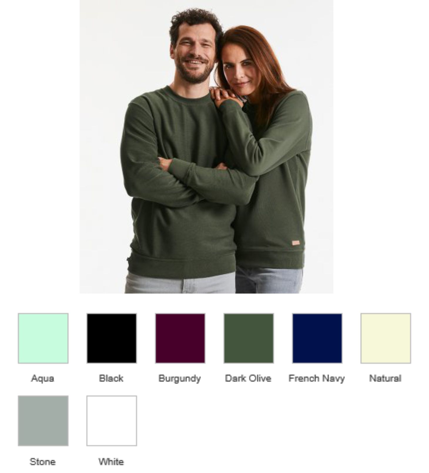208M Russell Pure Organic Reversible Sweatshirt - Click Image to Close